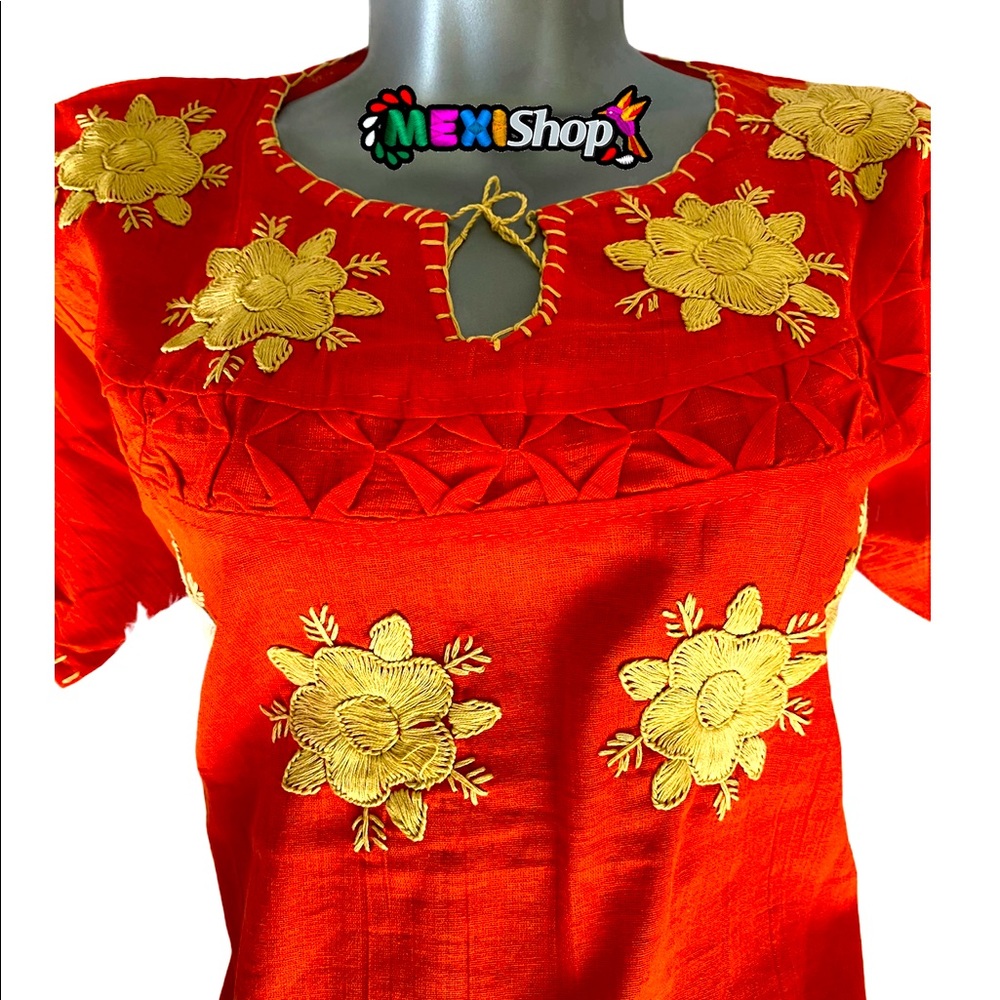 🔥🔥🔥FINAL PRICE🔥🔥🔥NEW EMBROIDERED MEXICAN BLOUSE 👚 - Picture 2 of 3